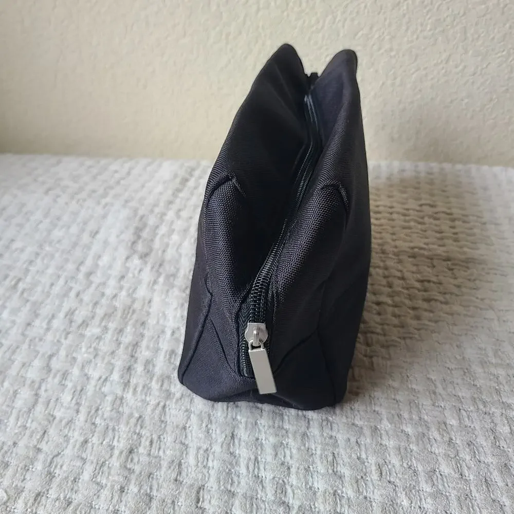 YSL Perfums Black Cosmetic Pouch Bag Travel Bag